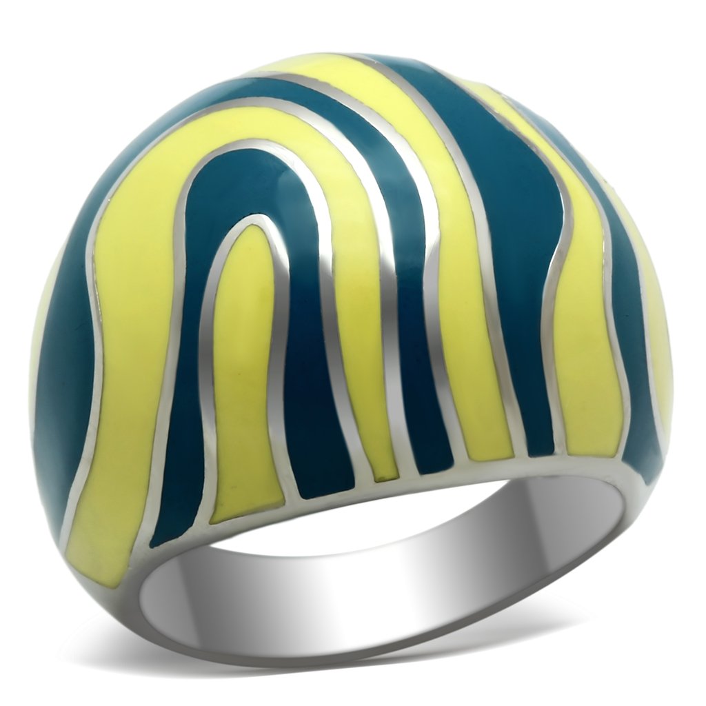 JCE258 High polished (no plating) Stainless Steel Ring with No Stone
